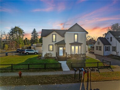 Home with Sunset photo is AI generated