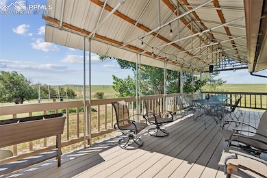 Covered side deck