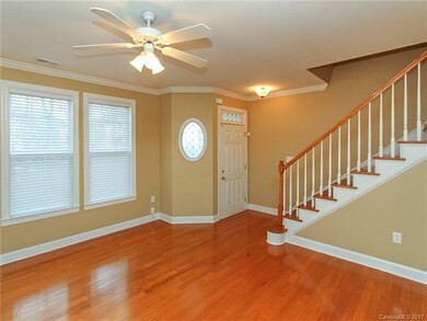 Hardwood floors downstairs & steps