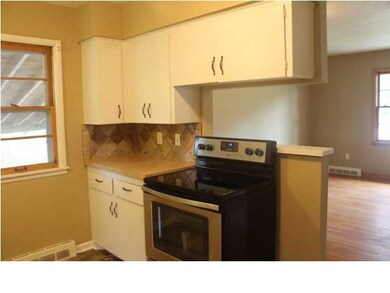 Kitchen with stainless steel appliances