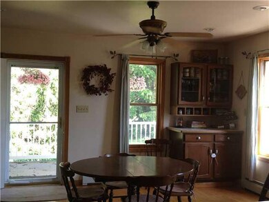 Kitchen. The dining room sized eating area has bui
