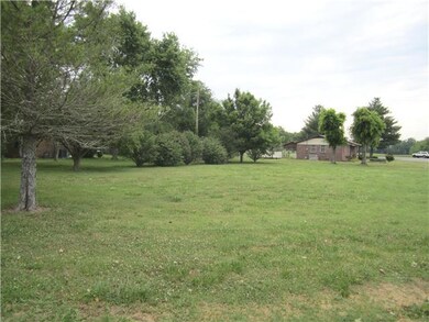 Looking across the lot to the other house