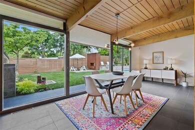 Open Dining room area