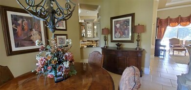 Pass through to kitchen from dining