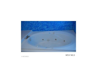 Whirl pool tub in master bath