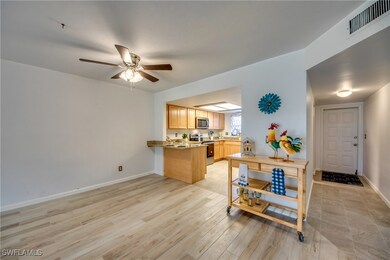 View of foyer and kitchen