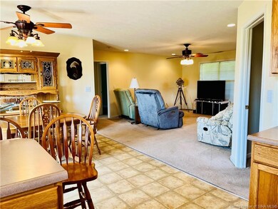 Kitchen View towards Living Room
