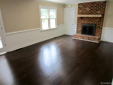 Spacious Family Room features Bamboo Wood Flooring