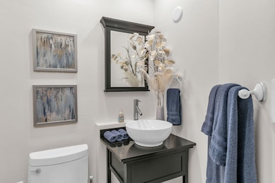 1/2 Bathroom off Kitchen