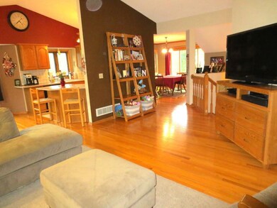Not your typical split entry floor plan. Very open