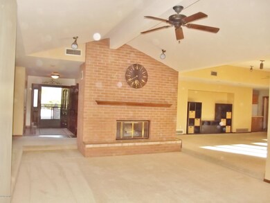 Sunken Living Room & Family Room