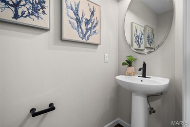 Bathroom with baseboards