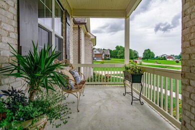 Enjoy your country view from your front porch.