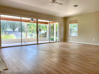 Great Room with Double Sliders