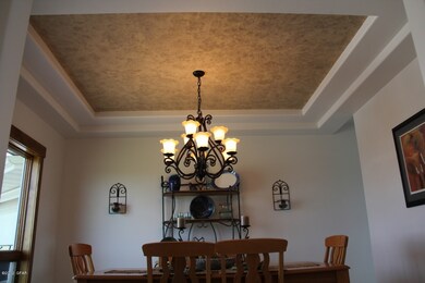 Faux painted Tray Ceiling in Dining