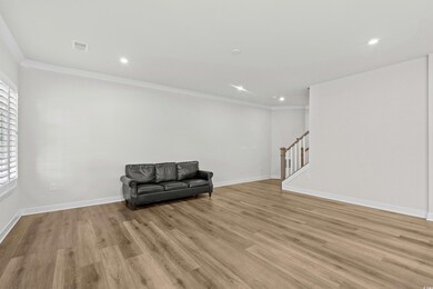 Unfurnished room with light wood-type flooring and