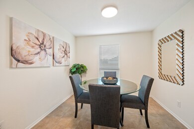 The breakfast room is a cozy spot for a quiet meal.