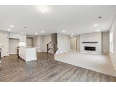 The Gathering Room room, as shown in another Hampton. Colors and design features may vary.