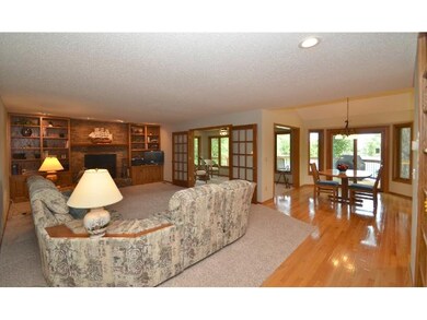 This photo shows an overview of the main level fam