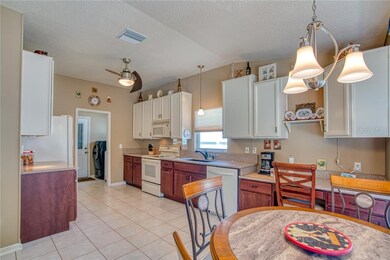 Kitchen with granite counter tops