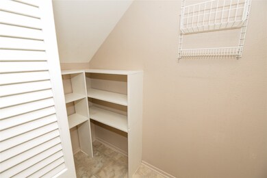 View of pantry space.