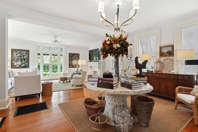 Foyer is open to the living room.