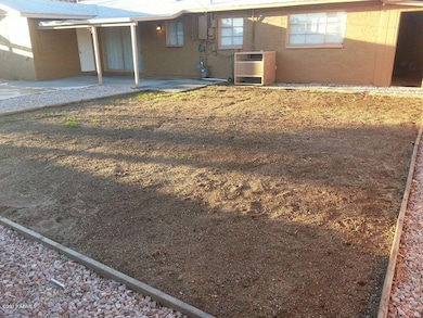 Large play area in backyard