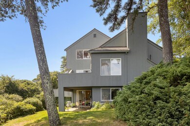 Side view of the home