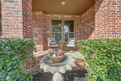 Beautiful front porch in a quiet neighborhood.