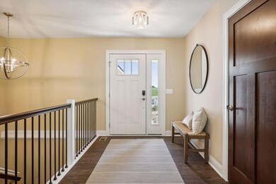 Spacious Entry is light and bright