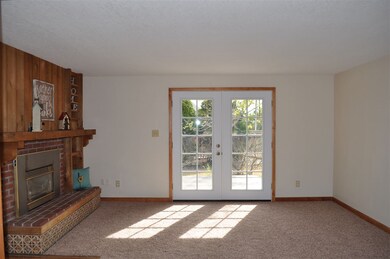 Beautiful French doors to the open deck.