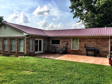 Large back patio great for grilling and hanging out