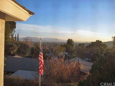 This is the view from the upstairs bedroom.
