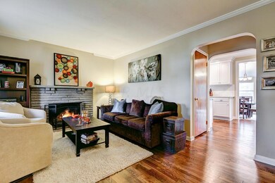 View To Kitchen and Family Room