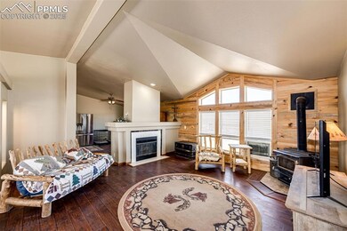 Double sided fireplace