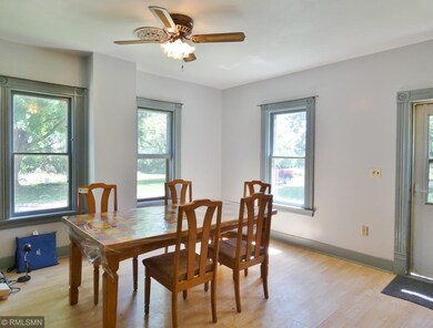 The roomy dining area offers plenty of space for l