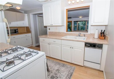 Updated white cabinets