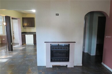 and has a fireplace.