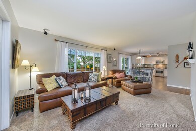SPACIOUS FAMILY ROOM HAS BUMP OUT AREA FOR THE ENT