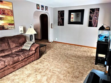 Warm and inviting living room!
