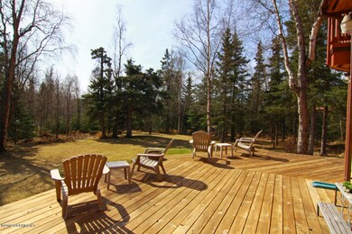 Large cedar south facing deck