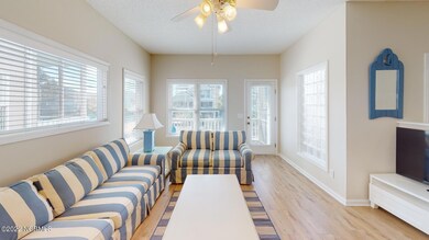Living Room with a wall of windows