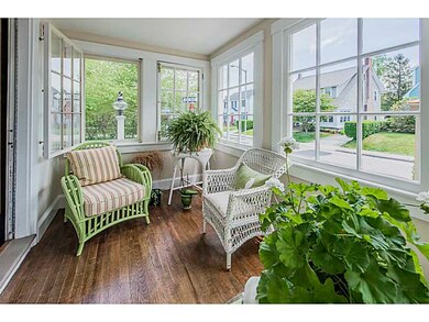 Other. Conservatory with custom wood screens, hard