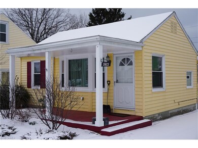 Covered front porch