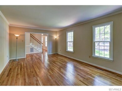 Formal living room with adjoining office.  Newly r