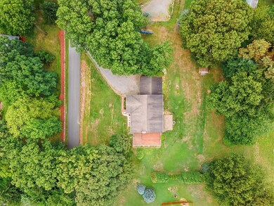 Situated on almost an acre.