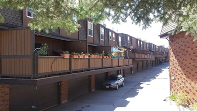 Private drive and neighbors decorated decks.