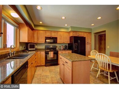 Updated kitchen with lots of cabinet space and eat