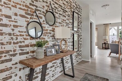 HOME IS NOT BUILT - Photo is of a decorated home f