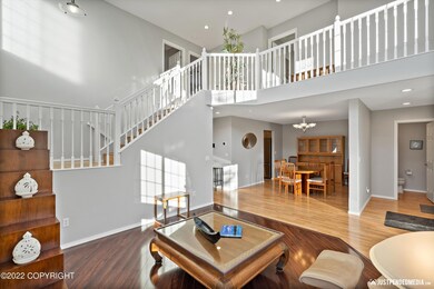 Two Story Living Room
